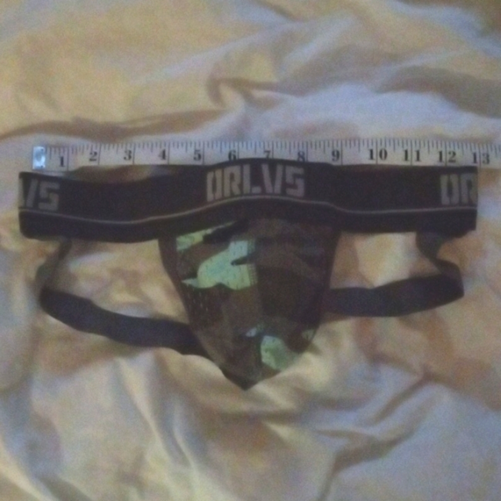 Orlvs mens Camouflage Jockstrap size L